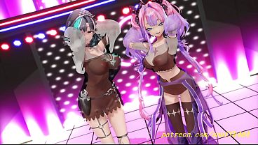 noVR mmd ChihaVivi Dance 3d hololive Hentai