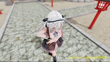 noVR mmd Ayame Dance 3d hololive Hentai
