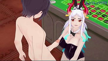 Yamato (Bunny Girl) and Nami (Bunny Girl) intense sex. – One Piece Hentai